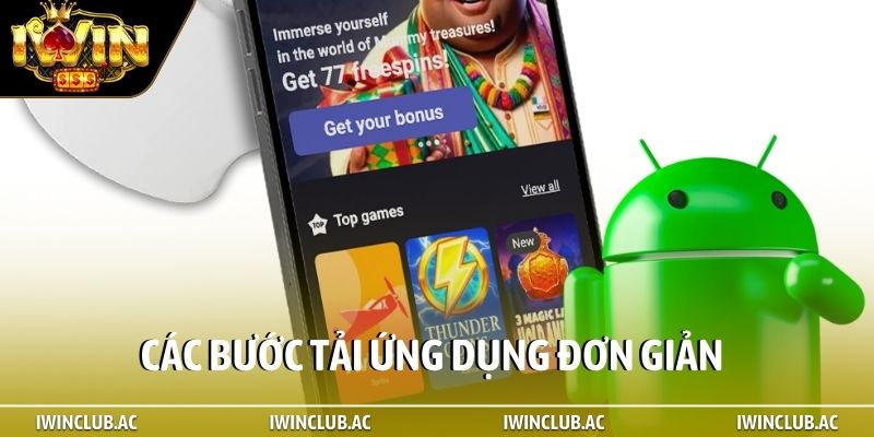 Các bước tải ứng dụng đơn giản