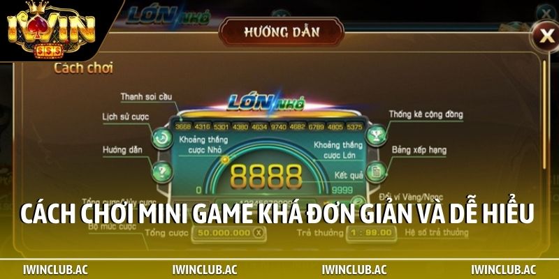 Cách chơi mini game khá đơn giản và dễ hiểu