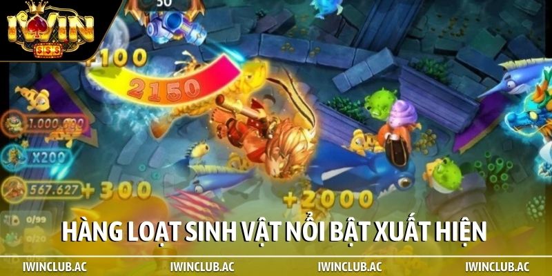Hàng loạt sinh vật nổi bật xuất hiện trong game