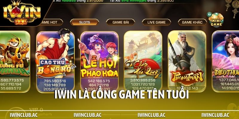 iWin là cổng game tên tuổi