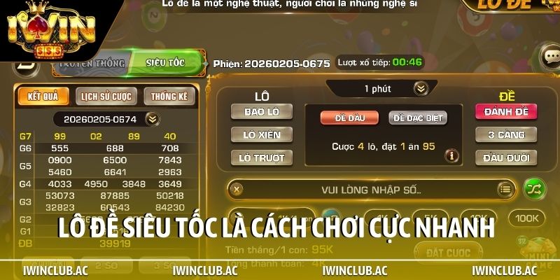 Lô đề siêu tốc là cách chơi cực nhanh