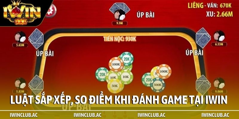 Luật sắp xếp, so điểm khi đánh game tại iWin