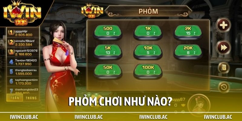 phỏm chơi như nào