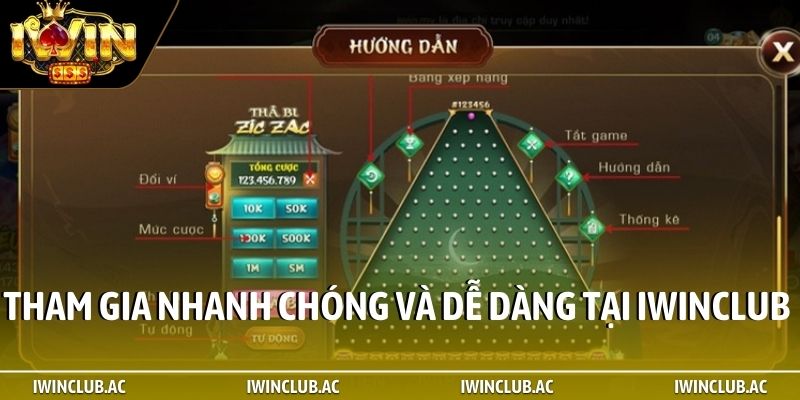 Tham gia nhanh chóng và dễ dàng tại iWinClub