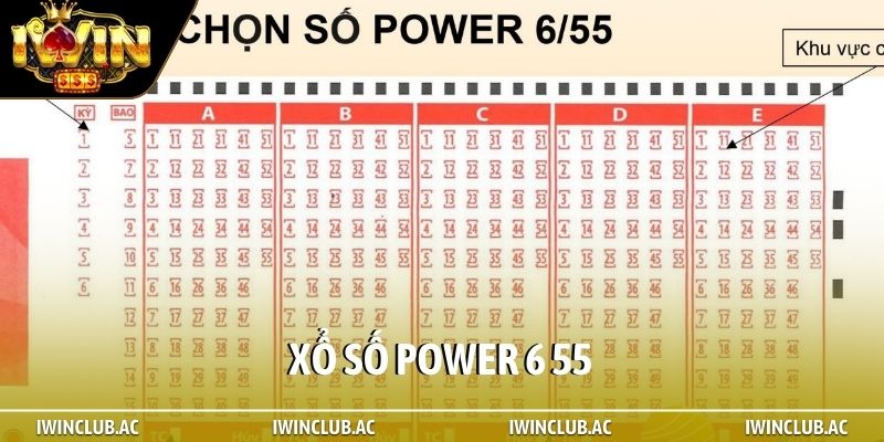 Xổ số power 6 55